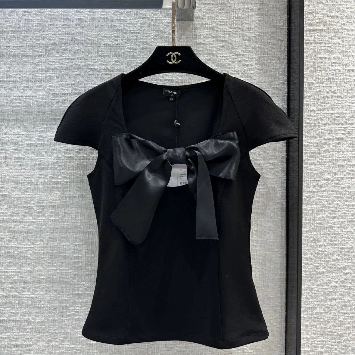 Chanel Chanel mar518 bow bling Logo T-shirt 36 Size XS / US 0-2 / IT 36-38 - 9 Thumbnail