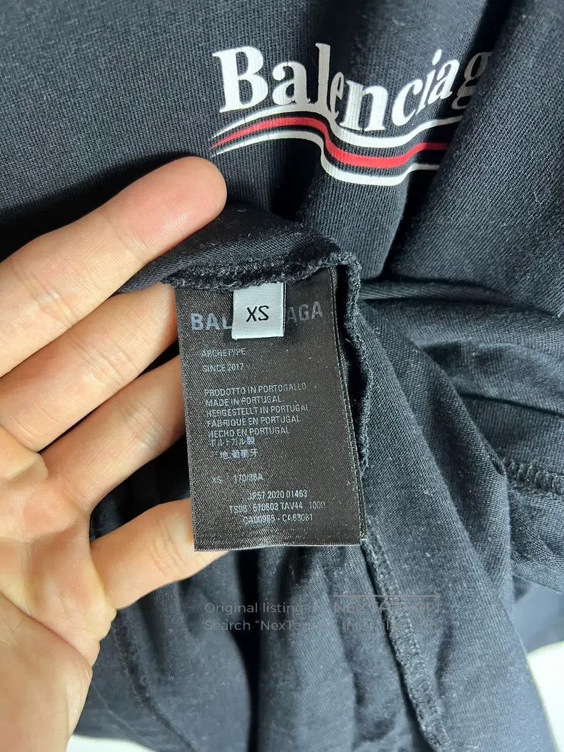 Balenciaga Balenciaga Black Coke Short Sleeve Size US XS / EU 42 / 0 - 4 Thumbnail
