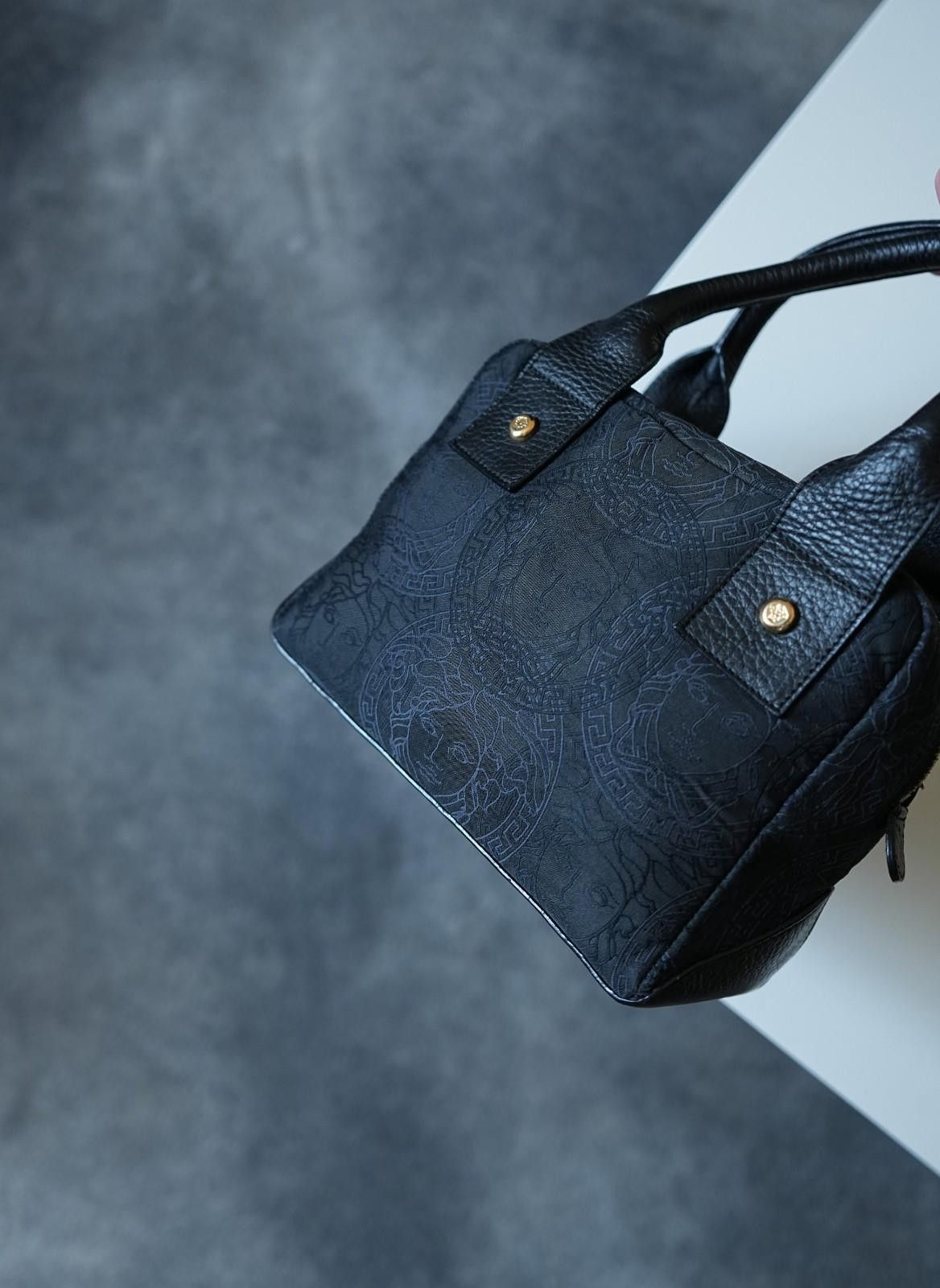 Versace 1990's Gianni Versace Mini Monogram Medusa HandBag VINTAGE Size ONE SIZE - 6 Thumbnail
