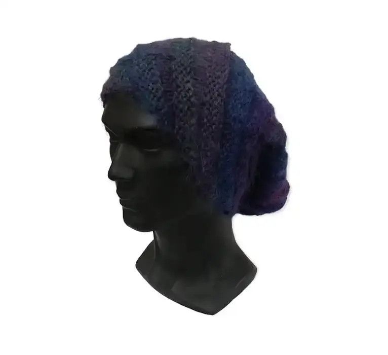 Japanese Brand × Vintage Japanese Brand Knit Multicolour Beanie Hat Size ONE SIZE - 1 Thumbnail