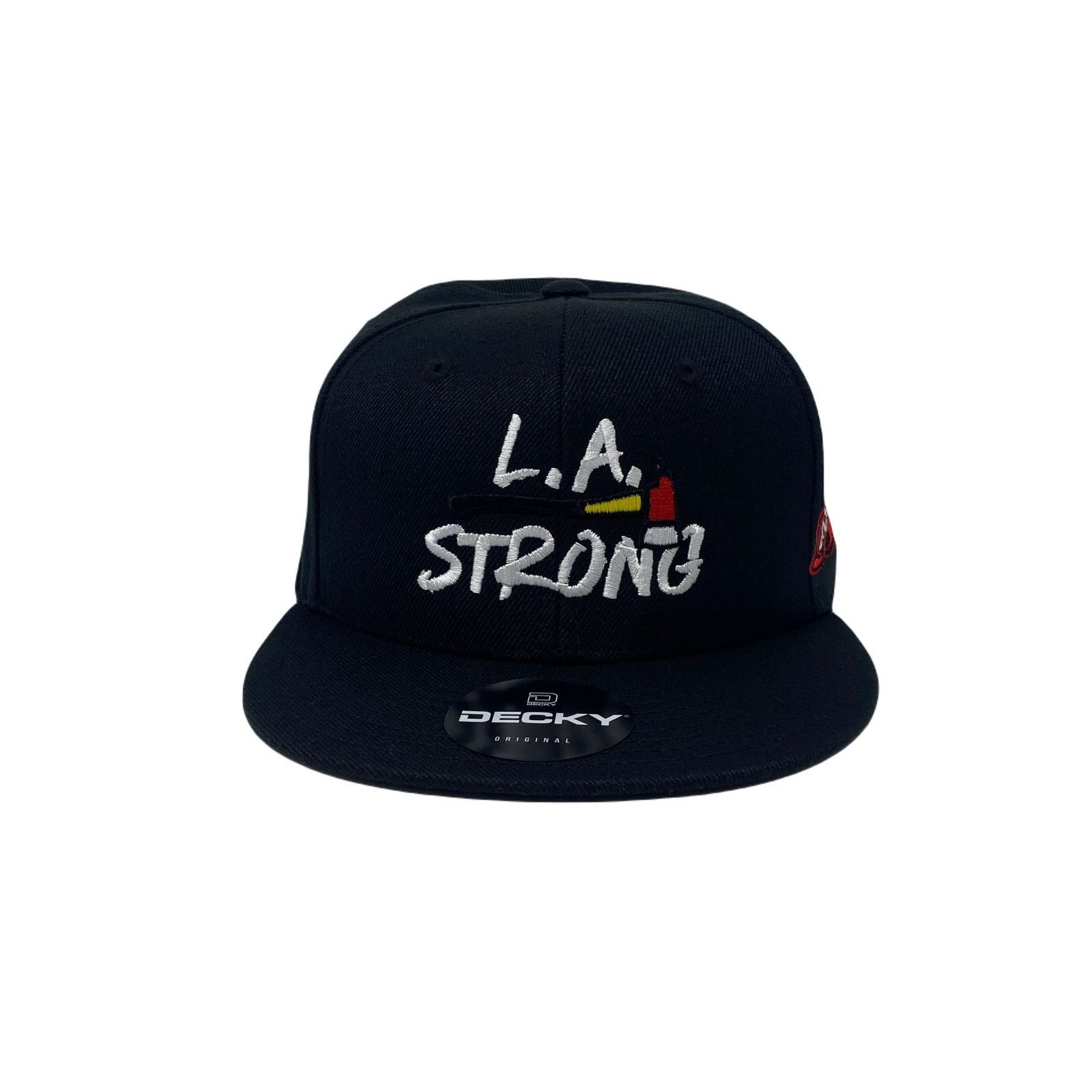 Other Los Angeles LA Strong Fire Rescue Axe Snapback Hat All Black Size ONE SIZE - 4 Thumbnail