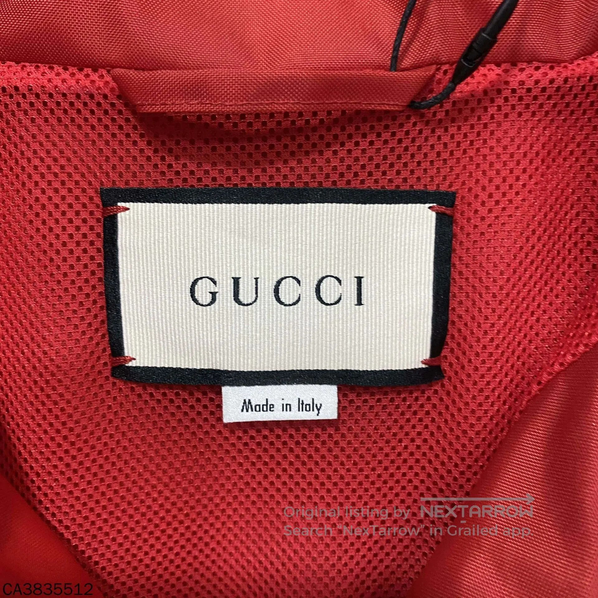 Gucci Gucci Red Blue Letter Logo Coat. Size US S / EU 44-46 / 1 - 5 Thumbnail