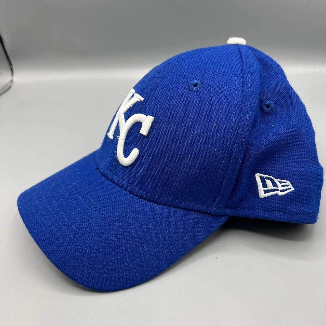 New Era Kansas City Royals Hat Men Small-Medium Blue Stretch Fitted Size ONE SIZE - 3 Thumbnail