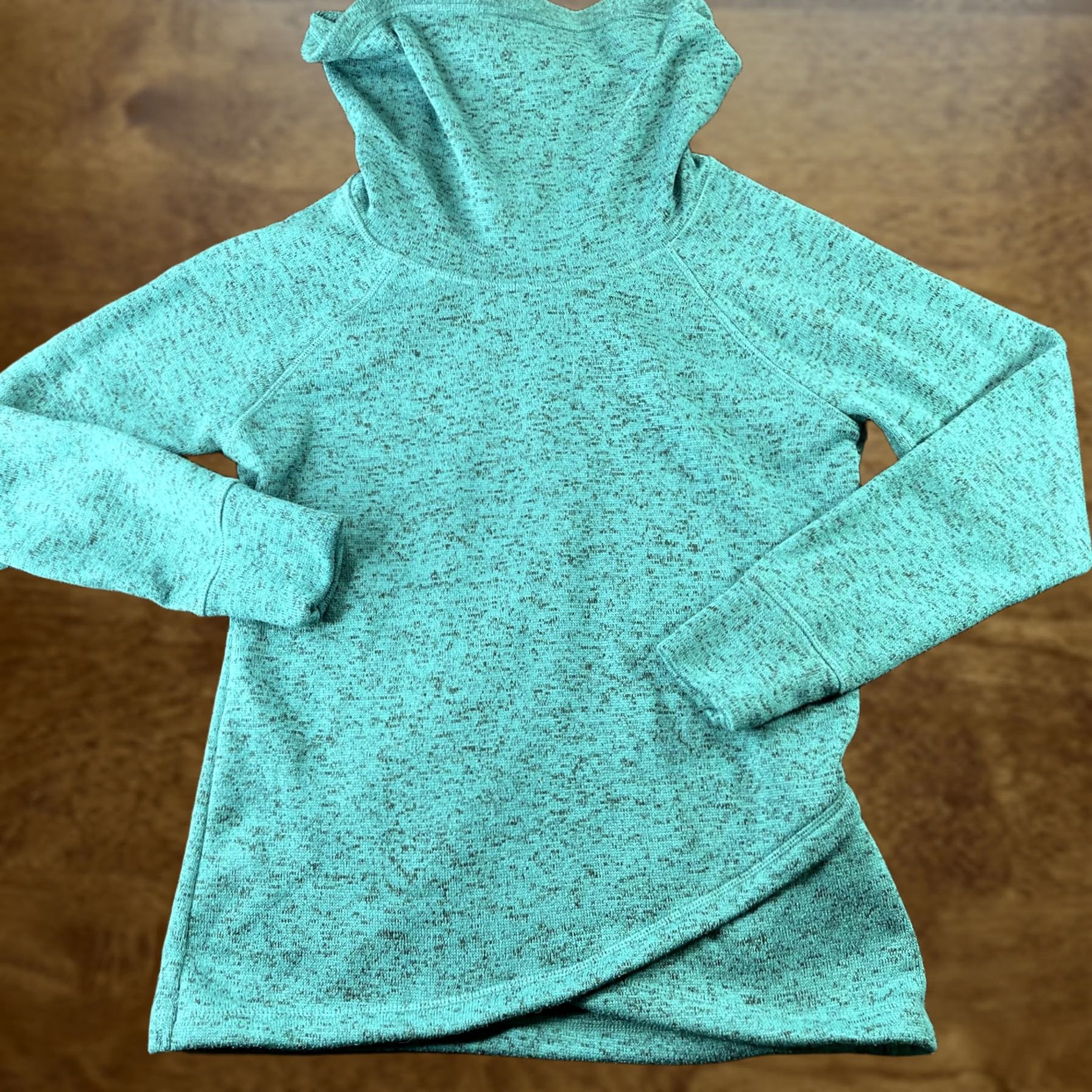 Vintage Ideology Sweatshirt Womens M Green Cowl Neck Fleece Heathered Pullover Size M / US 6-8 / IT 42-44 - 1 Thumbnail