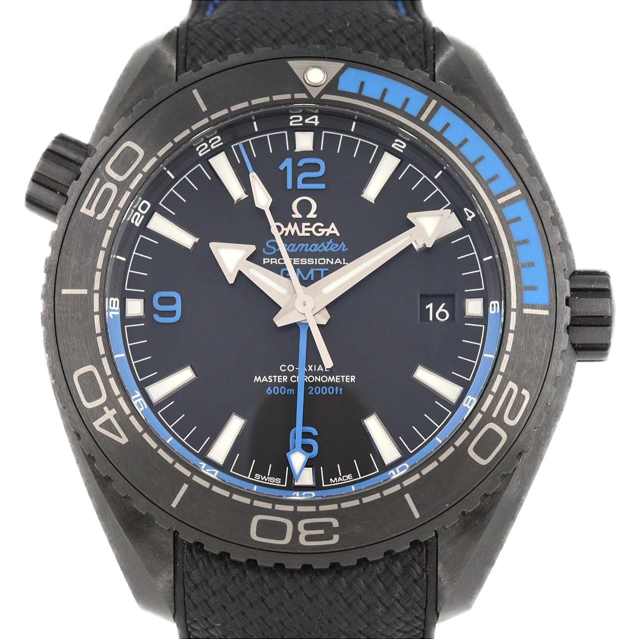 Omega Omega Omega Seamaster Planet Ocean Deep Black GMT Ceramic Automatic Glass / Ceramic Automatic 215.92.46.22.01.002 DUTY FREE for USA Size ONE SIZE - 1 Thumbnail