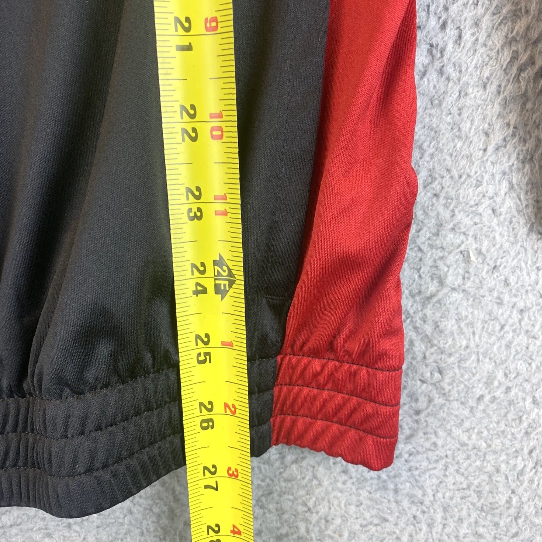 Adidas adidas Men Jacket ClimaLite Black 3 Stripe Sleeve Zip Front Pockets XL / 69-7 Size US XL / EU 56 / 4 - 6 Thumbnail