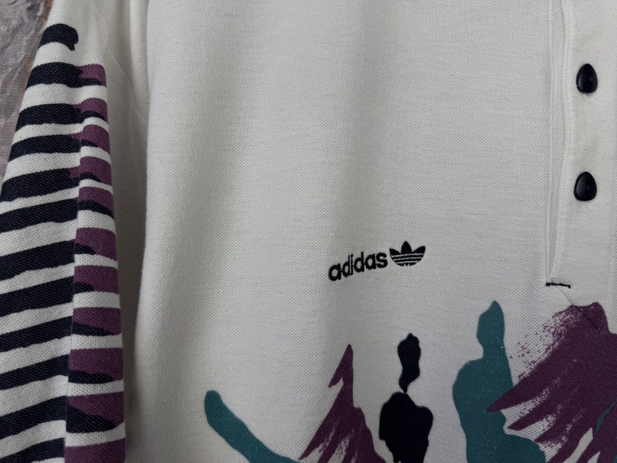 Adidas Men’s Adidas Polo Shirt Vintage Size Large Size US L / EU 52-54 / 3 - 6 Thumbnail