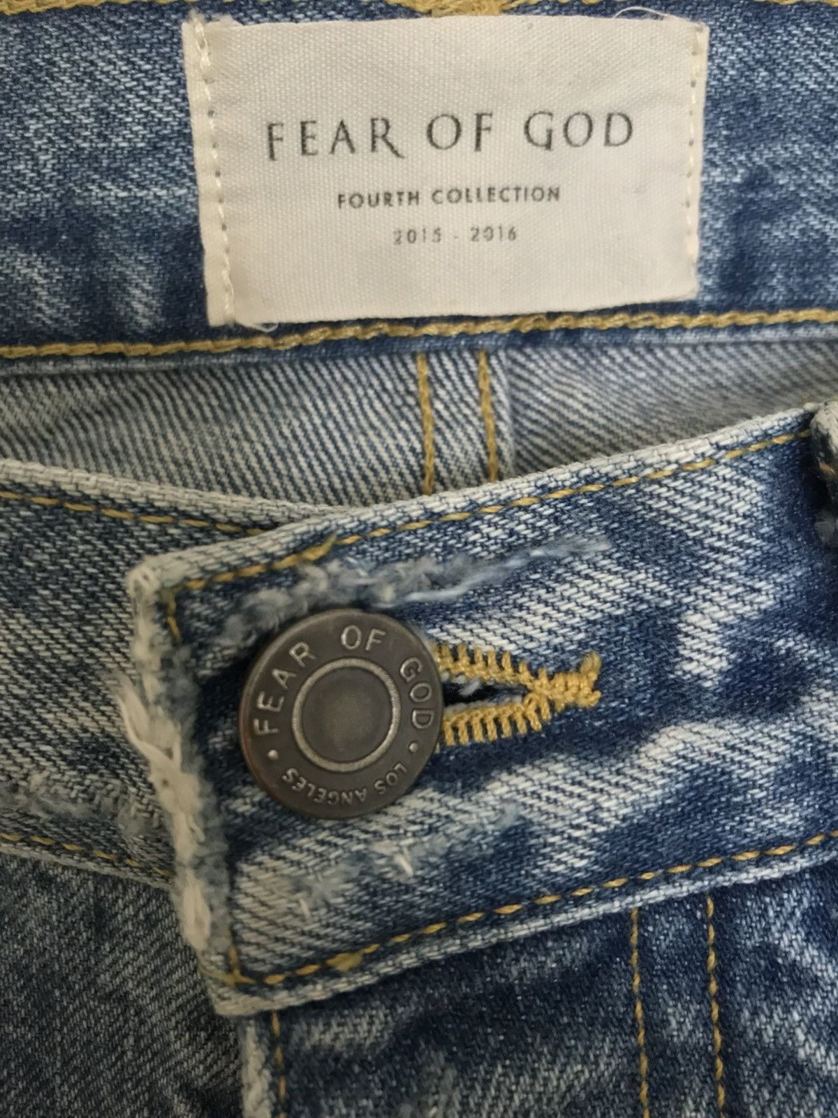 Fear of God Fear of God 4th Collection Selvedge Denim Jeans Size US 29 - 5 Thumbnail