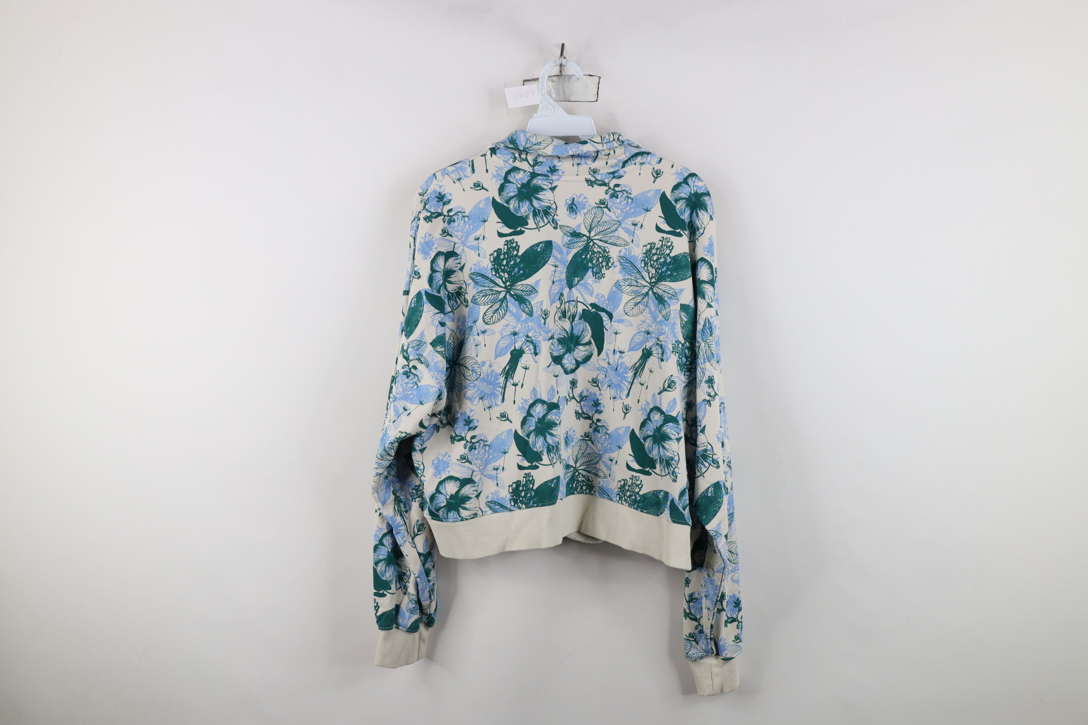 Fabletics Fabletics All Over Print Cropped Half Zip Terry Sweatshirt Size L / US 10 / IT 46 - 11 Thumbnail