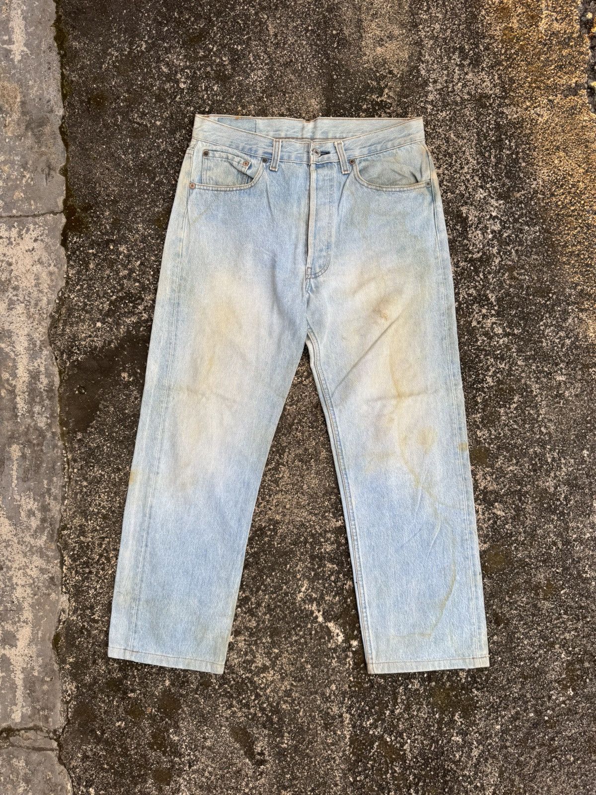 Levi's × Vintage Vintage 80s Levis 501xx USA denim jeans Size US 31 - 1 Thumbnail