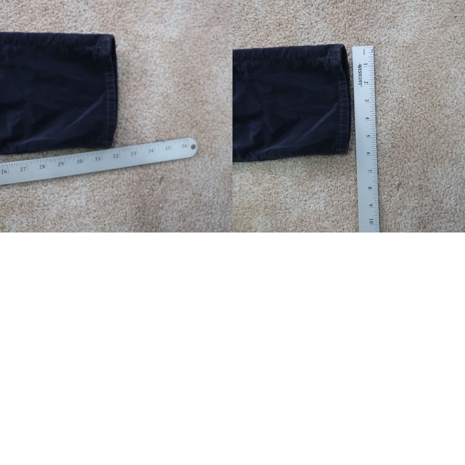 Citizens Of Humanity Citizens of Humanity Mens Pants 29x32 Blue The London Mirco-Velvet Supima Cotton Size US 29 - 9 Thumbnail