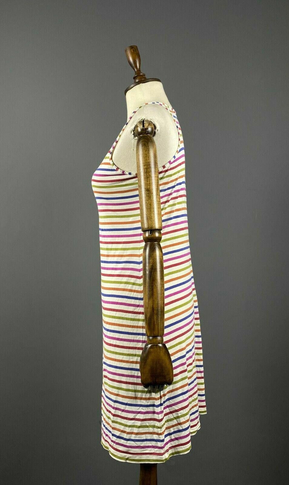 Designer Ladies Gudrun Sjoden Multicolour Stripe Silk Dress Size S Size S / US 4 / IT 40 - 4 Thumbnail