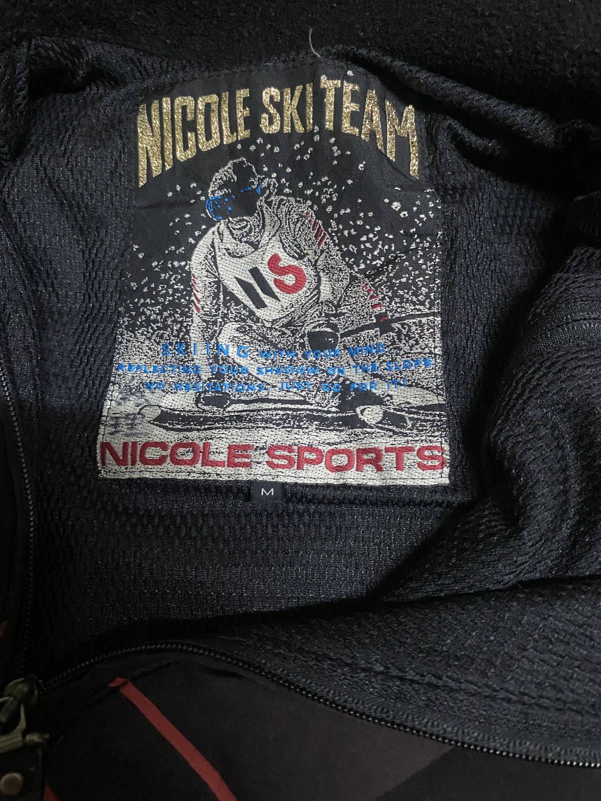 Nicole Club VINTAGE 90s Nicole Sports Ski Team Pullover Anorak Jacket Size US L / EU 52-54 / 3 - 2 Thumbnail
