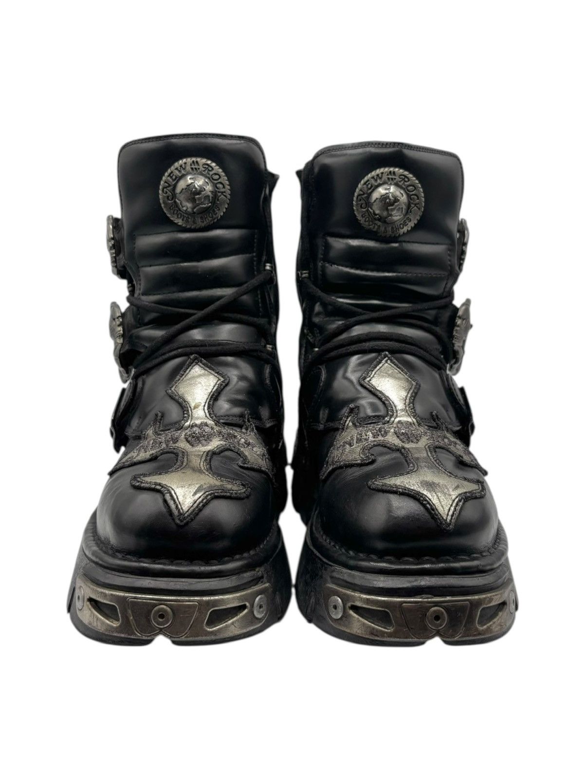 New Rock Vintage New Rock cross reactor boots Size 39 Size US 9 / IT 39 - 2 Thumbnail