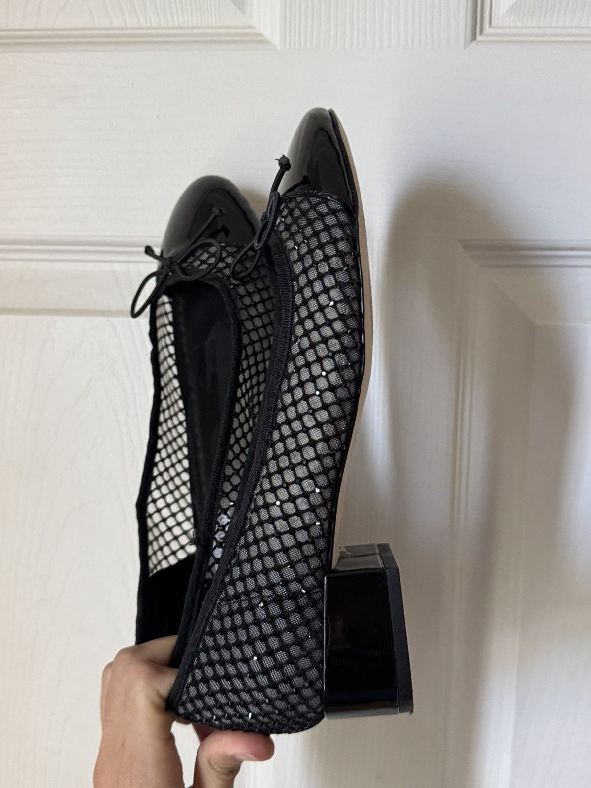 Steve Madden Steve Madden BabyDoll Heels, Black Embellished Lace Size US 9 / IT 39 - 3 Thumbnail
