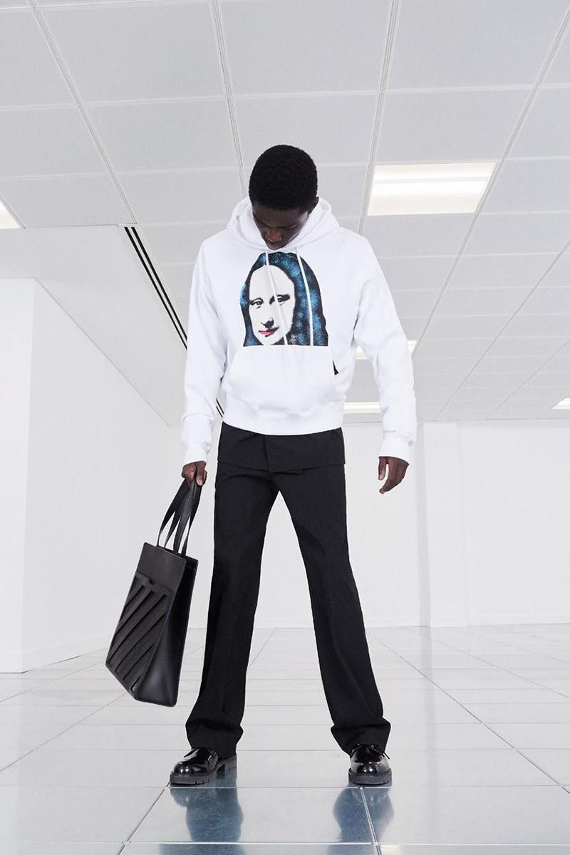 Off-White White Pivot Mona Lisa Oversized Hoodie Size XXL / US 16-18 / IT 52-54 - 4 Thumbnail