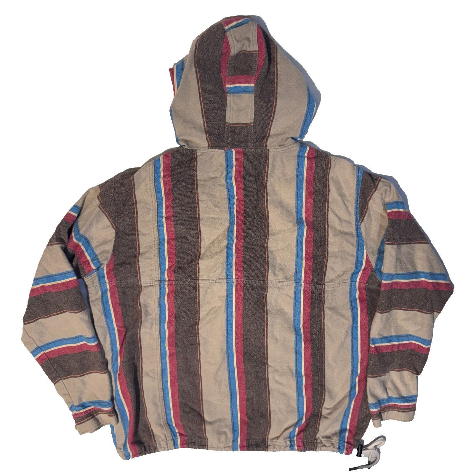 Other Striped Surfer Poncho Baja Hoodie XL Henley Pullover Drug Ru Size US XL / EU 56 / 4 - 8 Thumbnail