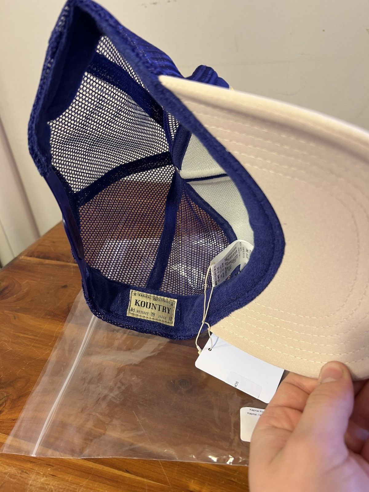 Kapital × Kapital Kountry Kapital Kountry TRUCKER Hat Cowboy Way “Starching / Ironing” Size ONE SIZE - 3 Thumbnail