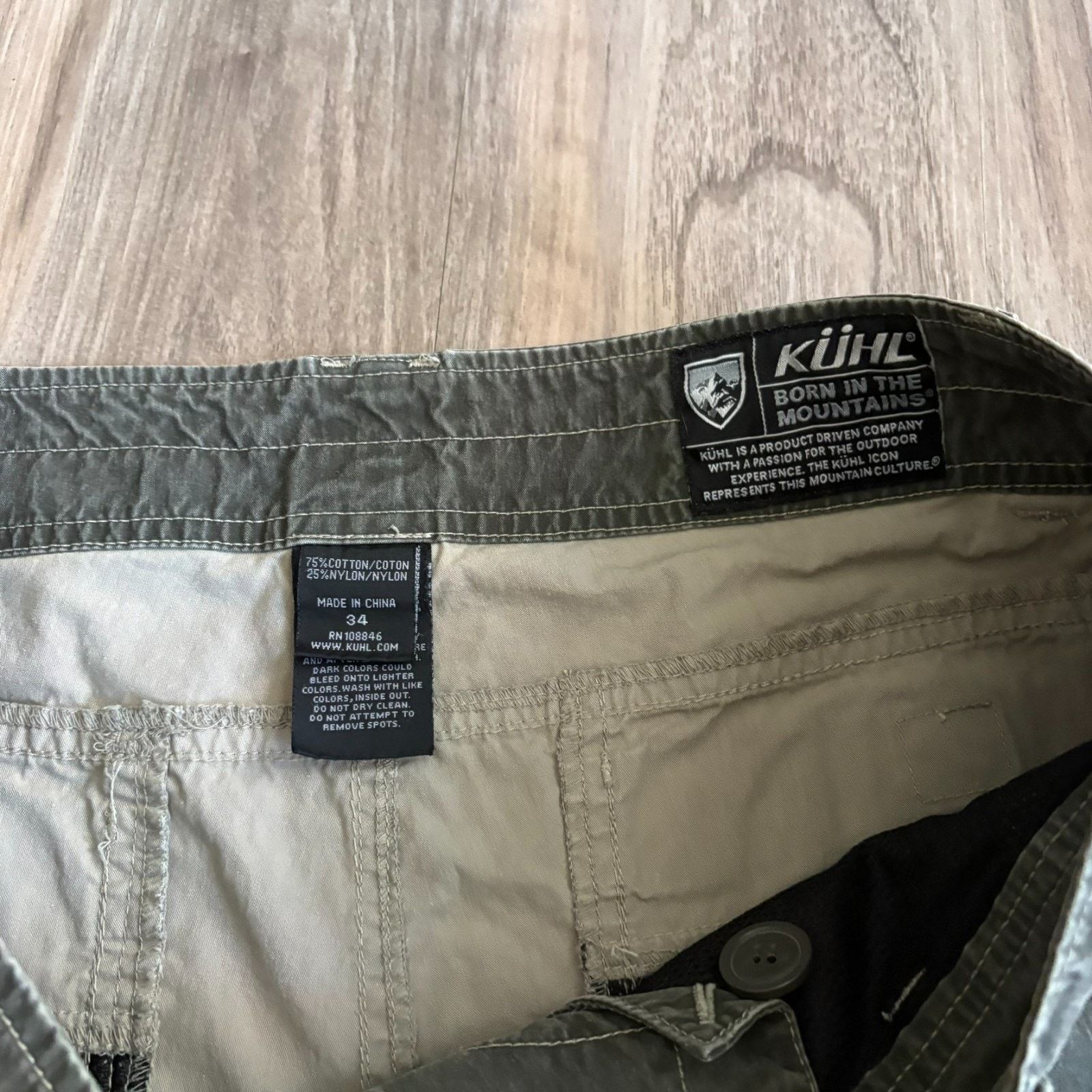 Kuhl Kuhl Ambush Cargo Shorts Men's Size 34 Vintage Patina Dye Size US 34 / EU 50 - 4 Thumbnail