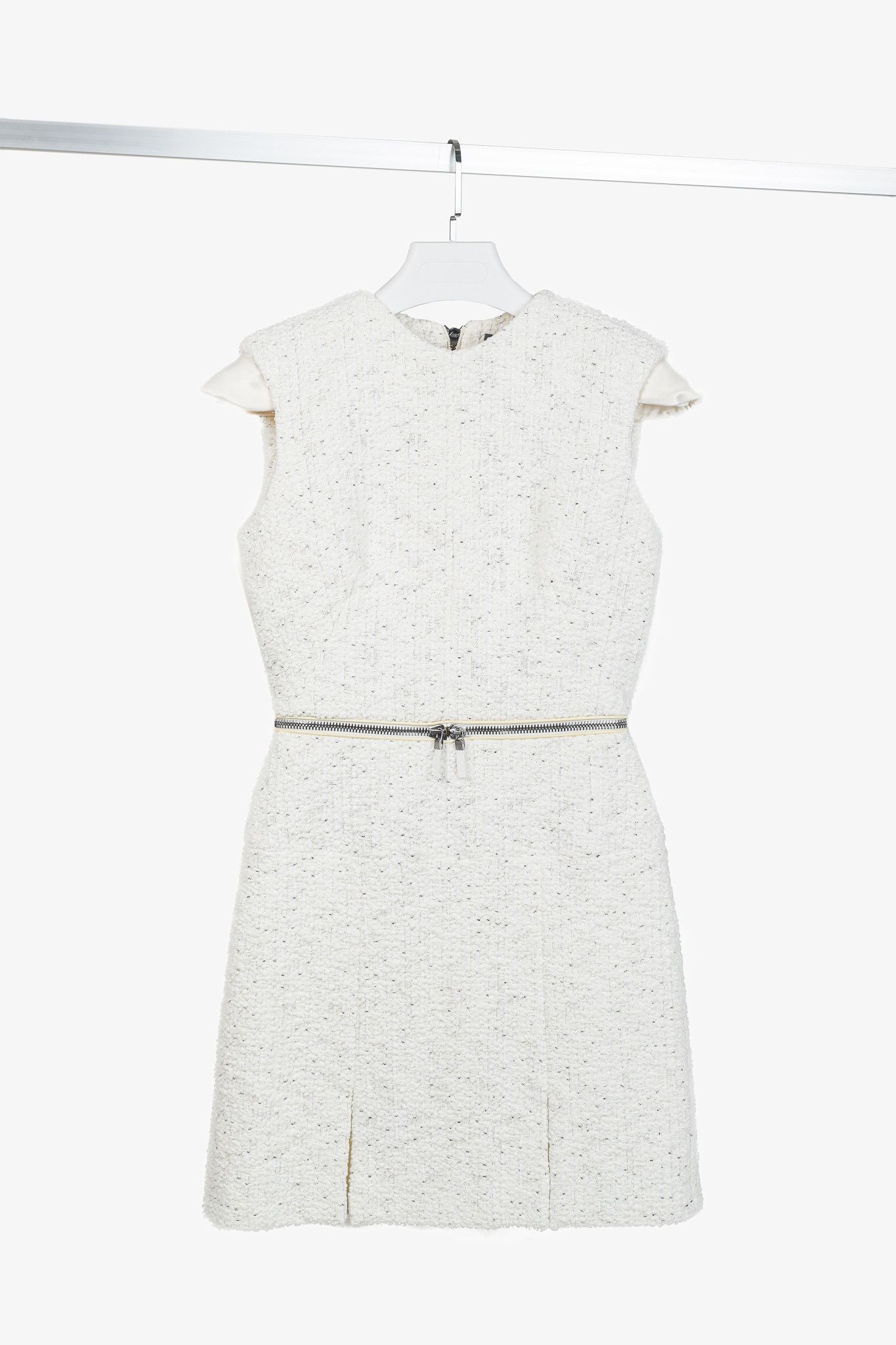 Alexander McQueen Alexander Mcqueen AW/11 Tweed Cap-Sleeve Mini Dress Size S / US 4 / IT 40 - 1 Thumbnail