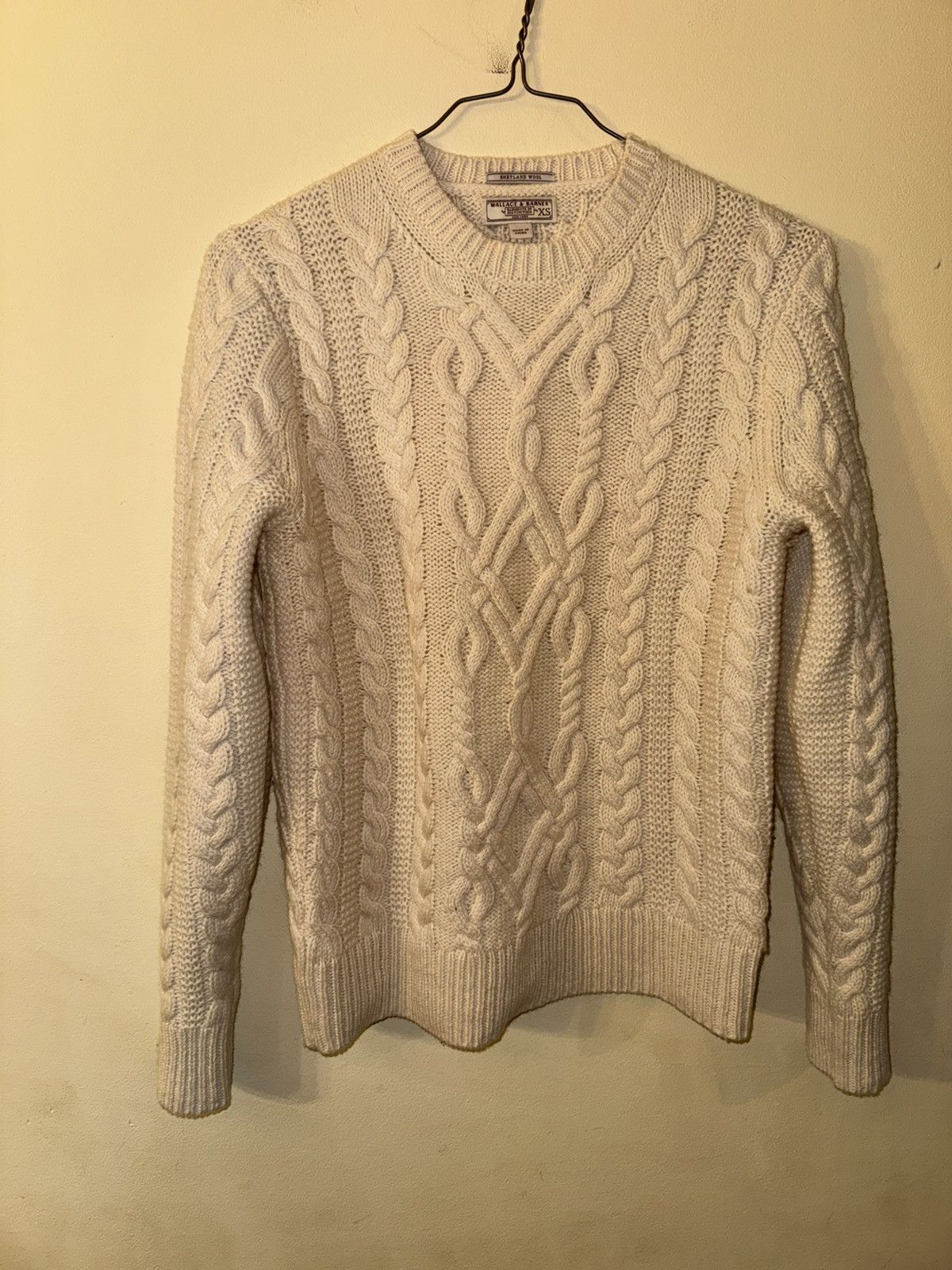 J.Crew J Crew Wallace & Barnes Shetland Wool Sweater Size US XS / EU 42 / 0 - 1 Thumbnail