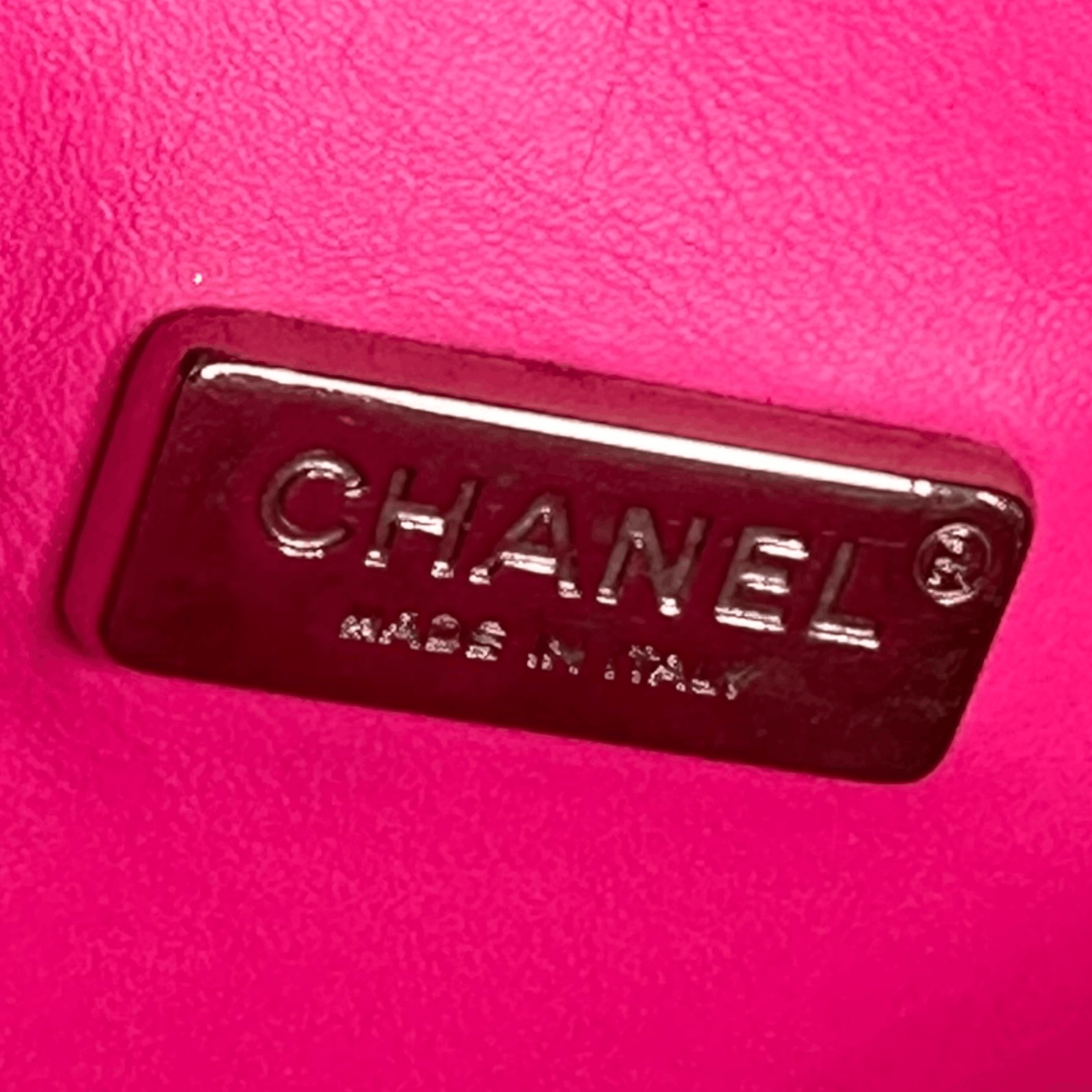 Chanel Chanel Snakeskin Mini CC Box Camera Bag Pink Size ONE SIZE - 6 Thumbnail