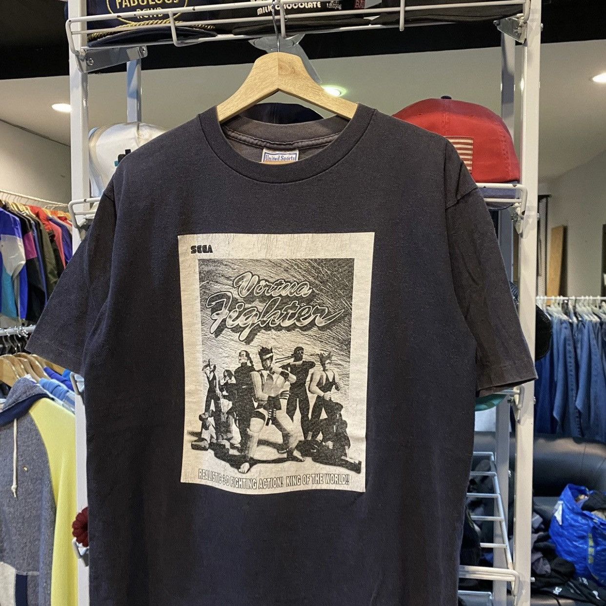 Nintendo × Playstation × Vintage VINTAGE‼️PlayStation Virtua Fighter By Sega Vintage Shirt Size US L / EU 52-54 / 3 - 3 Thumbnail
