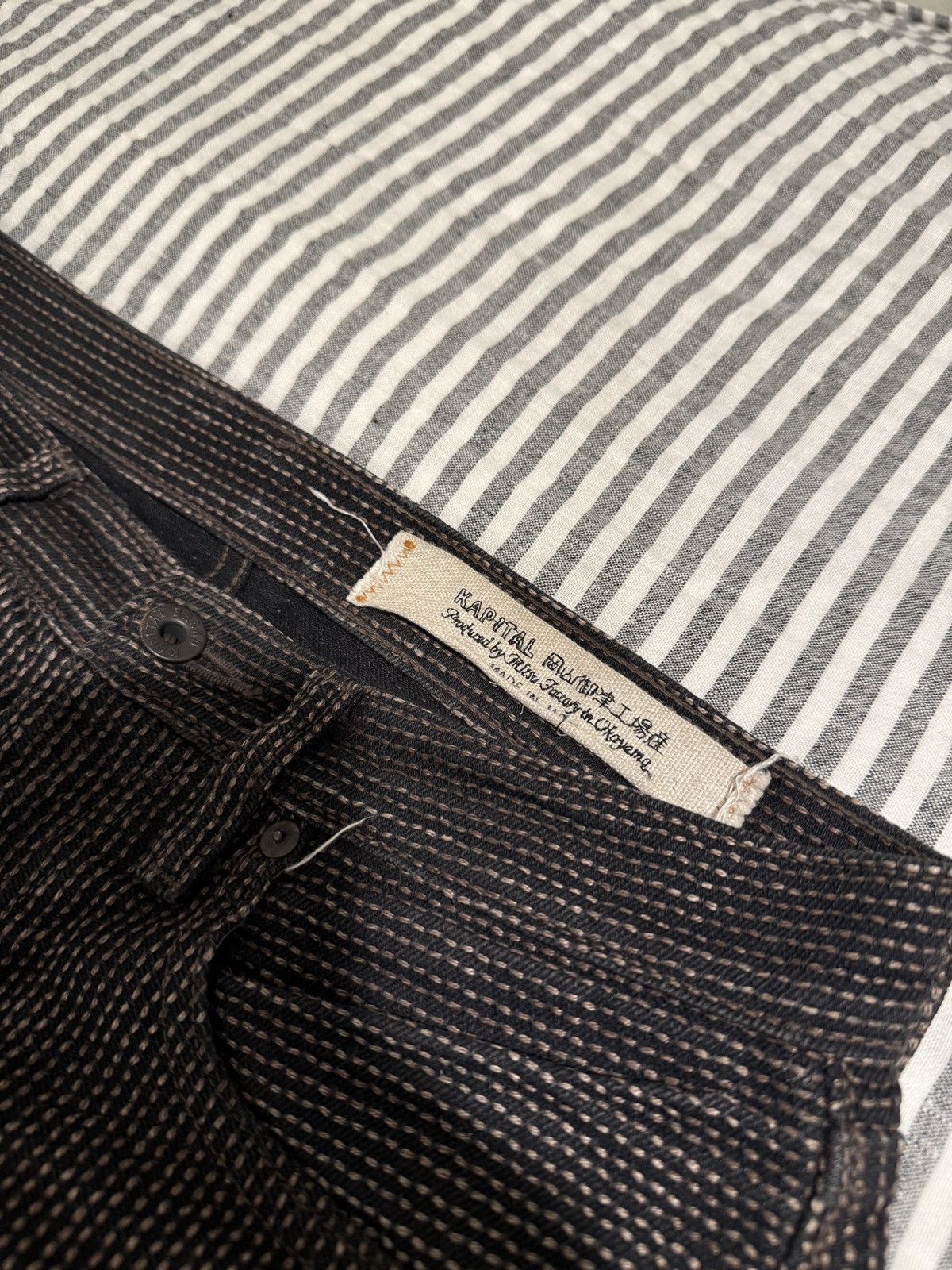 Kapital Kapital Mud Dye Sashiko Denim Jeans Size US 32 / EU 48 - 5 Thumbnail