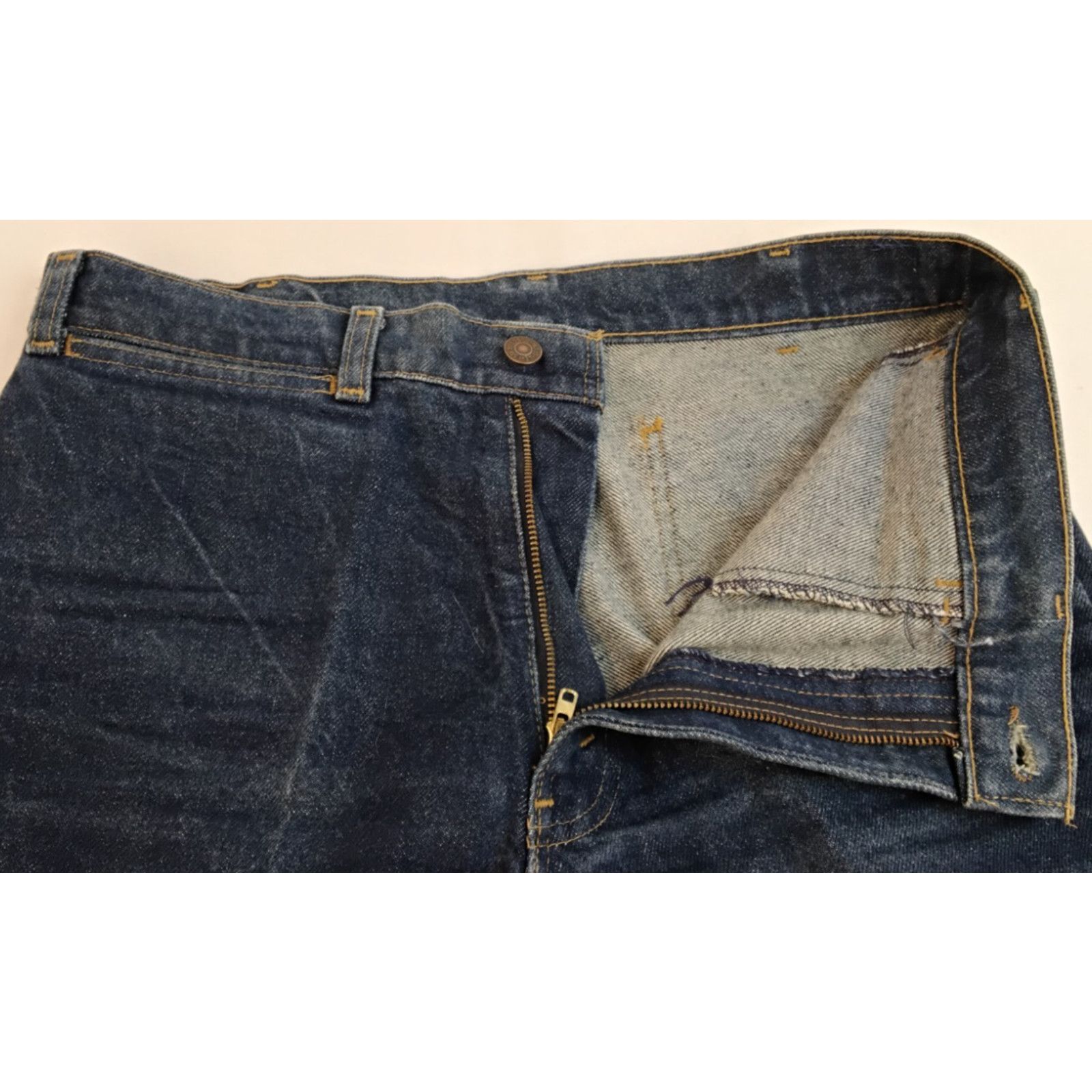 Levi's Levi's Fresh Produce Jean 32 Dark Wash 70s Talon Orange Tab Size US 32 / EU 48 - 5 Thumbnail