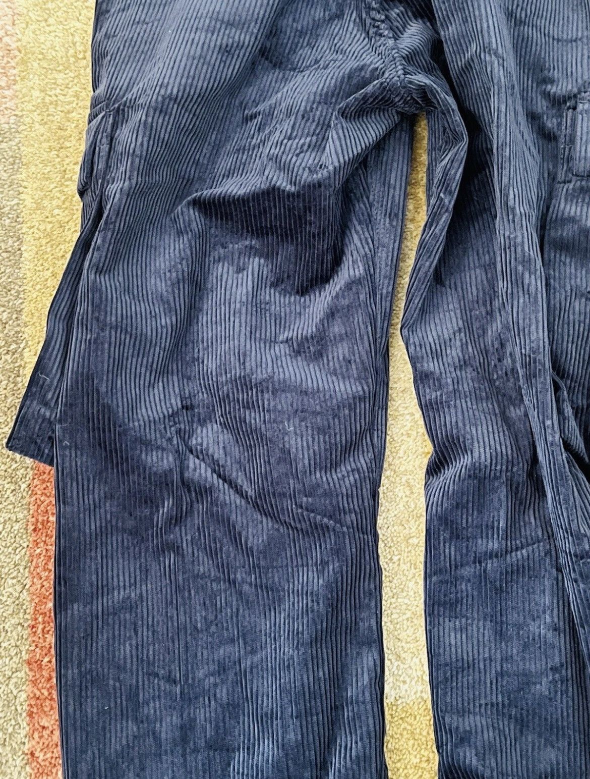 G-Star G Star Raw Pants Men's RENATO STRAIGHT CARGO Corduroy Navy Size US 28 / EU 44 - 11 Thumbnail