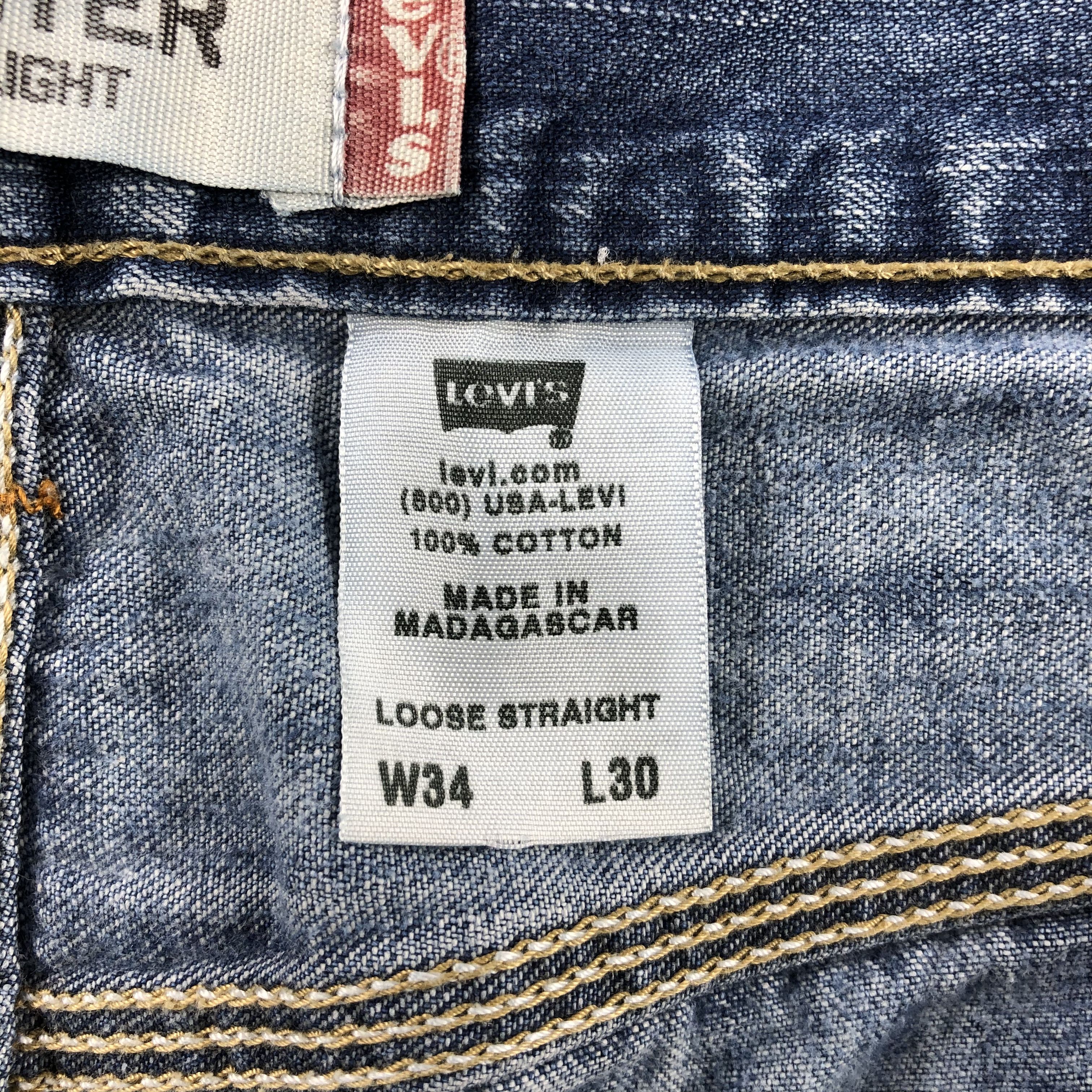 Levi's Vintage Levis Carpenter Jeans Faded Blue Baggy Size US 34 / EU 50 - 10 Thumbnail