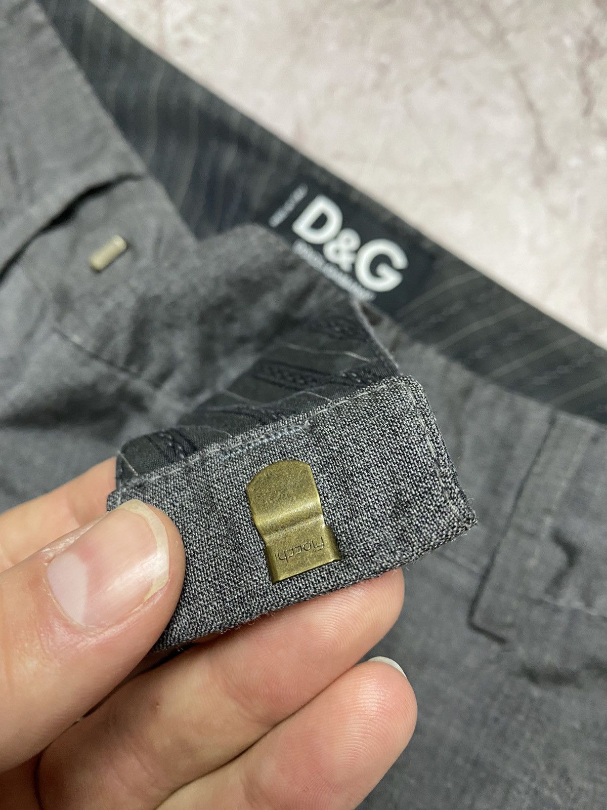 Dolce & Gabbana × Vintage DOLCE GABBANA Pants Suit Trousers Vintage Grey A8539 Size US 34 / EU 50 - 8 Thumbnail