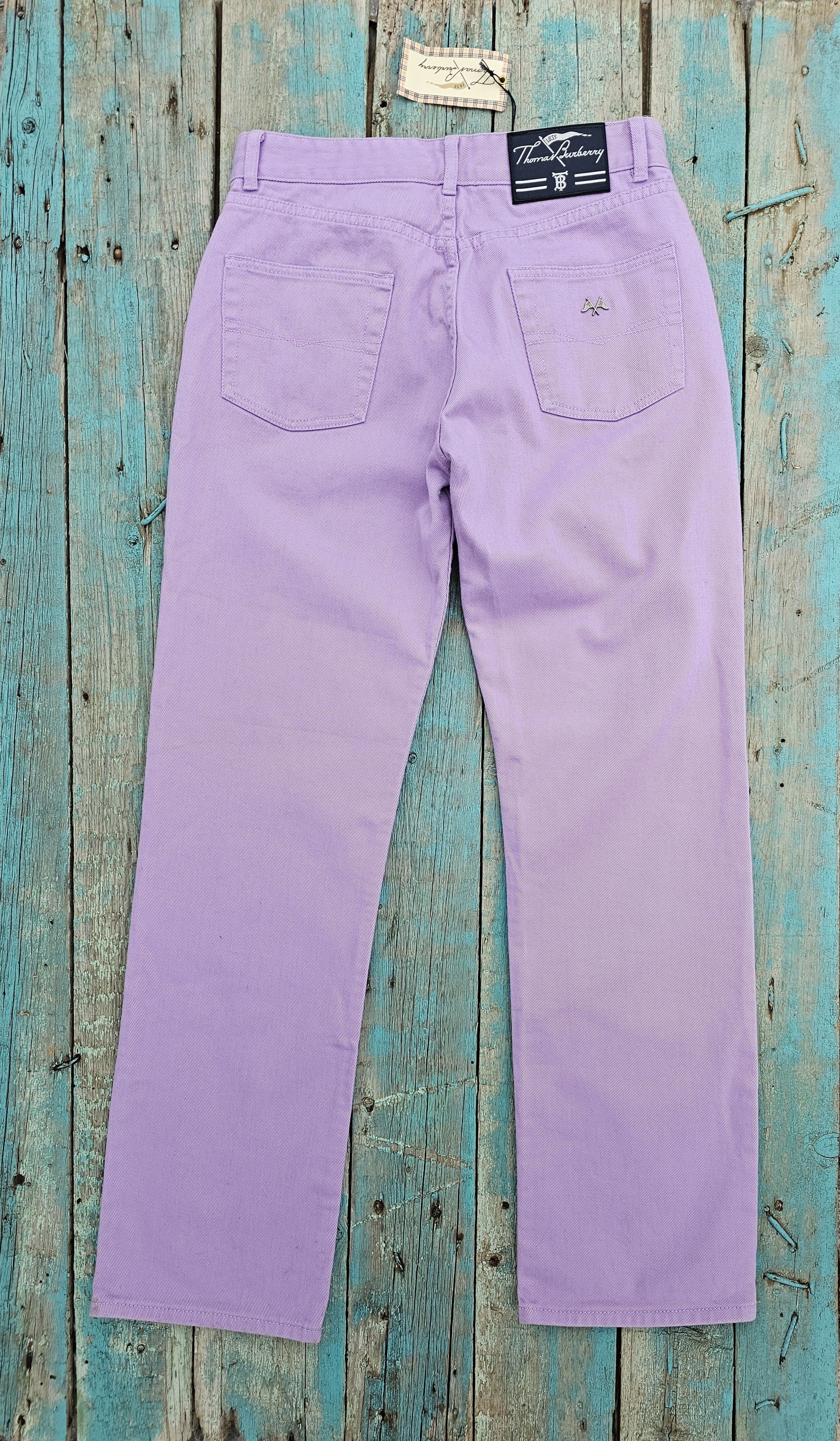 Burberry 90x Vintage Thomas Burberry Denim Jeans Size 32" / US 10 / IT 46 - 4 Thumbnail