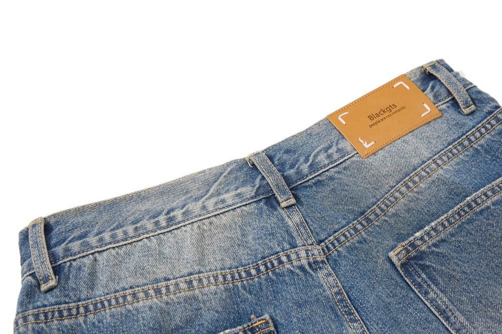 Vintage Punk washed men's distressed loose jeans y2k Size US 32 / EU 48 - 5 Thumbnail