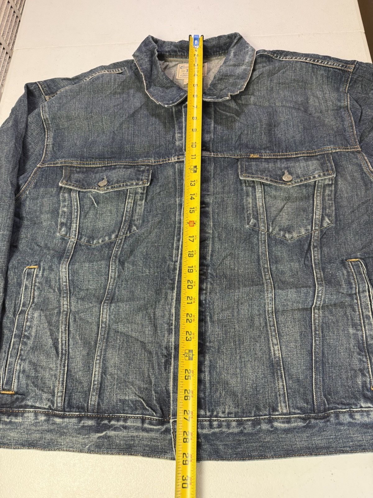 Polo Ralph Lauren 4xb New Polo Ralph Lauren Blue Core Replen Long Sleeve Size US XXL / EU 58 / 5 - 4 Thumbnail