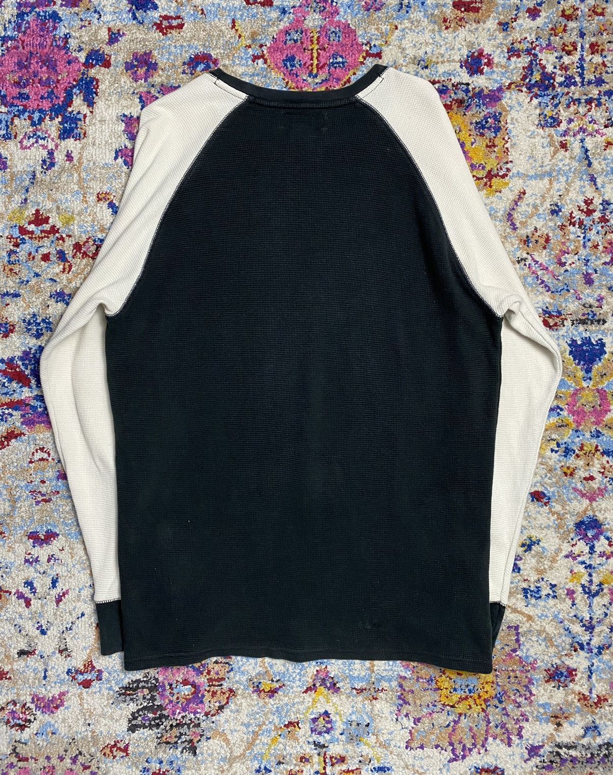 Polo Ralph Lauren × Vintage Classic Polo Ralph Lauren Thermal Waffle Knit Sweatshirts Size US M / EU 48-50 / 2 - 2 Thumbnail