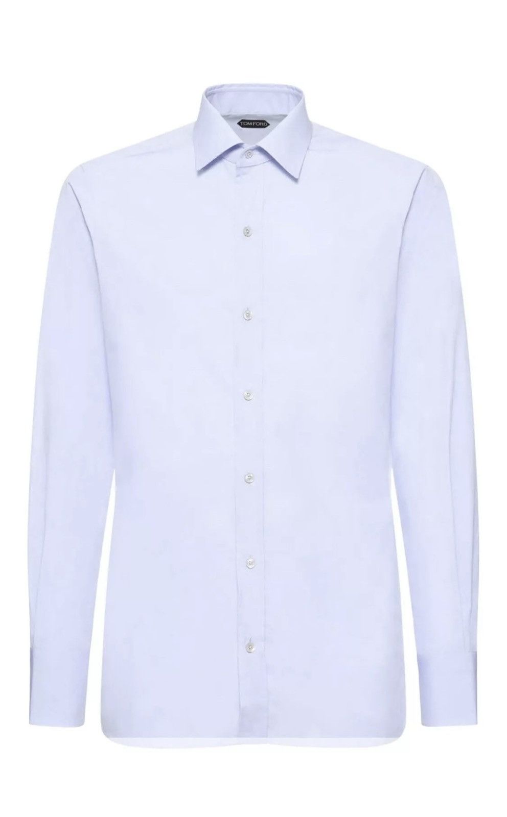 Tom Ford TOM FORD Dress Shirt cotton shirt 40 15.3/4 Blue Size US M / EU 48-50 / 2 - 1 Thumbnail