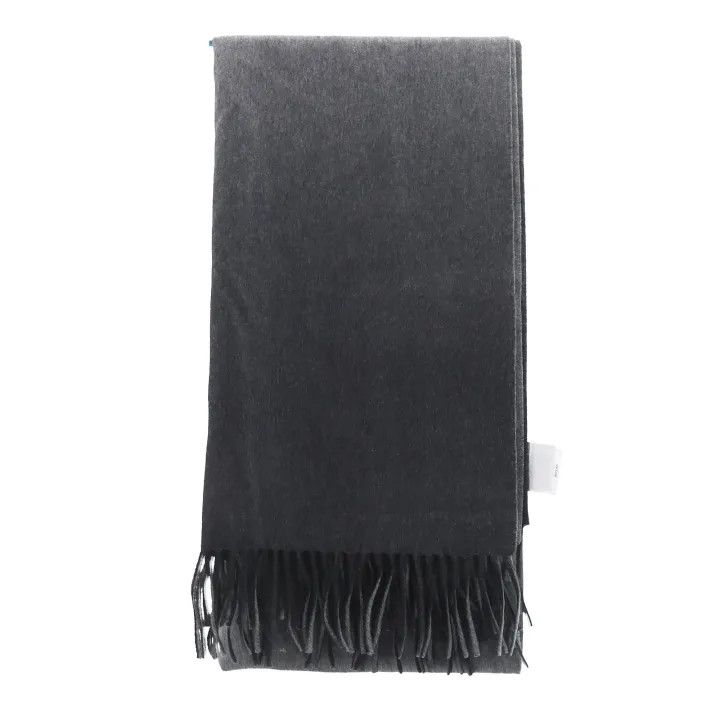 Max Mara MaxMara Logo Fashion Grey Scarf 0079 Size ONE SIZE - 1 Thumbnail