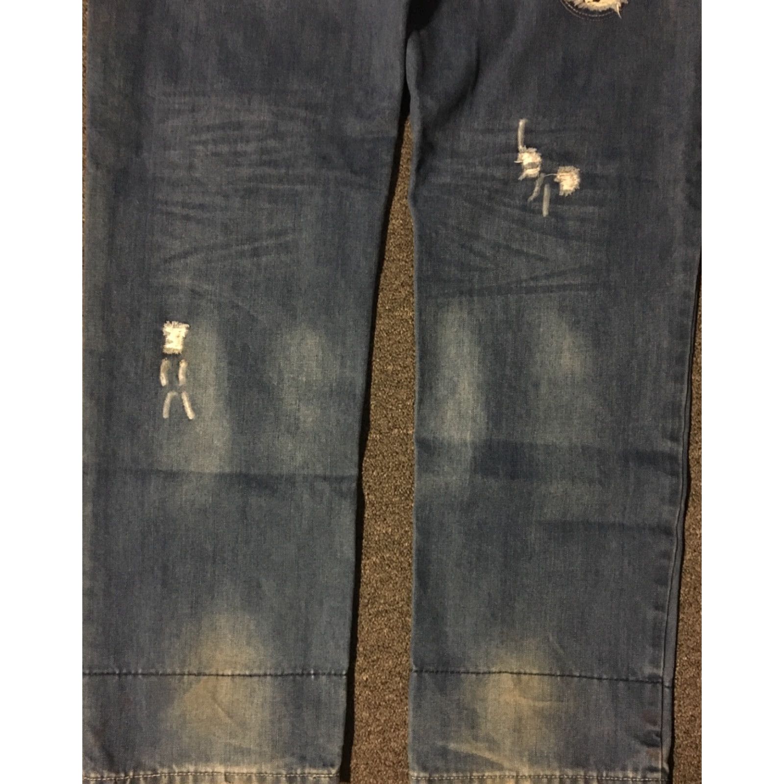 Vintage VINTAGE Fushen Mickey Mouse Distressed Red Tab Jeans 38/32 Designer Biker Grunge 90s Jeans Men Blue USA 90s Mens Size US 38 / EU 54 - 5 Thumbnail