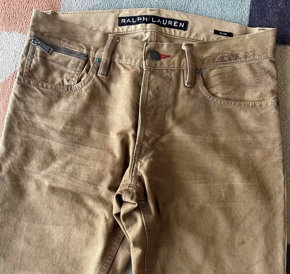 Polo Ralph Lauren Ralph Lauren Black Label Canvas Casual Pants - Polo RL K22 Size US 28 / EU 44 - 3 Thumbnail