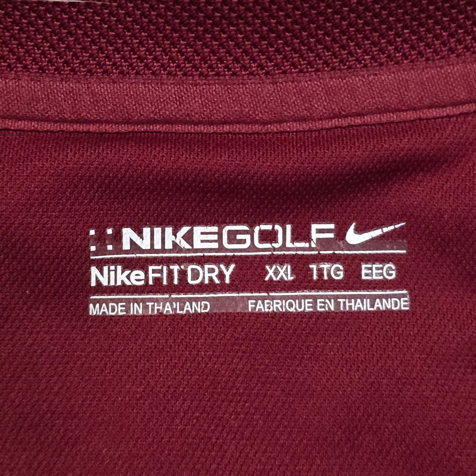 Nike Nike Tour Dri‑Fit Golf Polo Men’s XXL Dark Red Short Sleeve Size US XXL / EU 58 / 5 - 2 Thumbnail