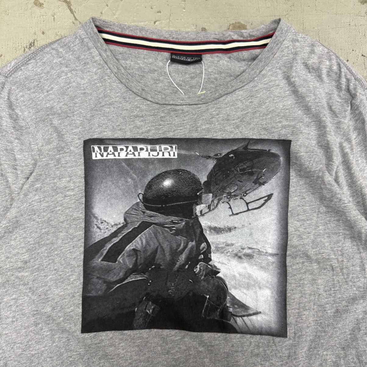 Japanese Brand × Napapijri Napapijri Photo Tee Longsleeve Tshirt Size US M / EU 48-50 / 2 - 2 Thumbnail