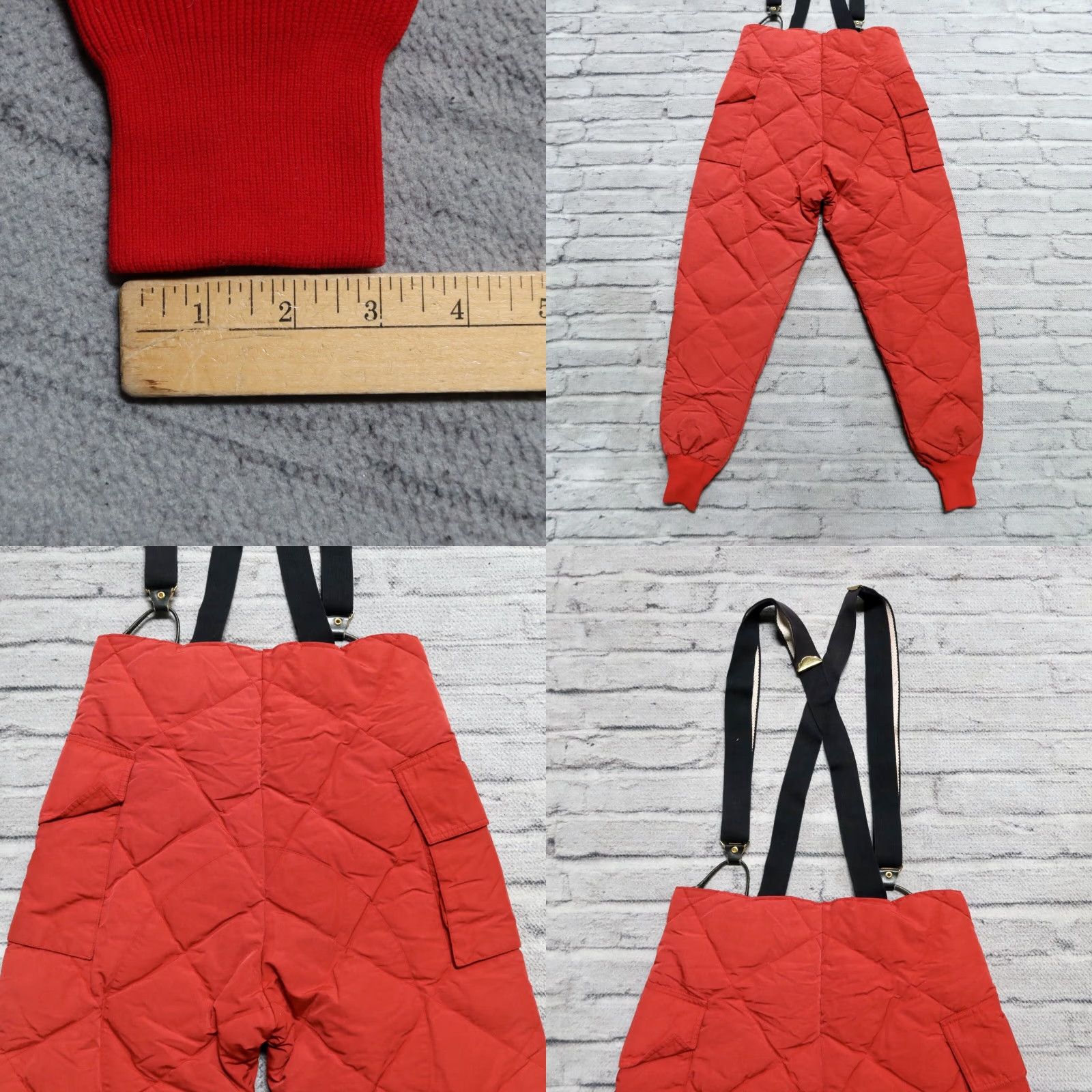 Eddie Bauer VINTAGE Eddie Bauer Pants Quilted Down Kara Koram Made in USA S Red Puffer Mens Size US 29 - 9 Thumbnail