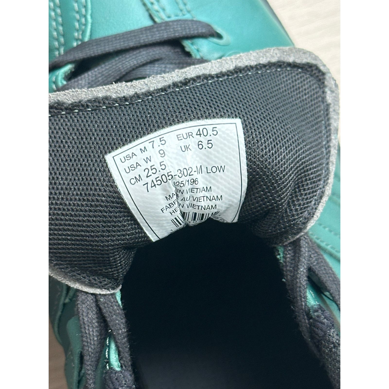 K-Swiss K-Swiss x Anwar Carrots Classic 66 Green Sneaker -Size 7.5M Size US 7.5 / EU 40-41 - 8 Thumbnail