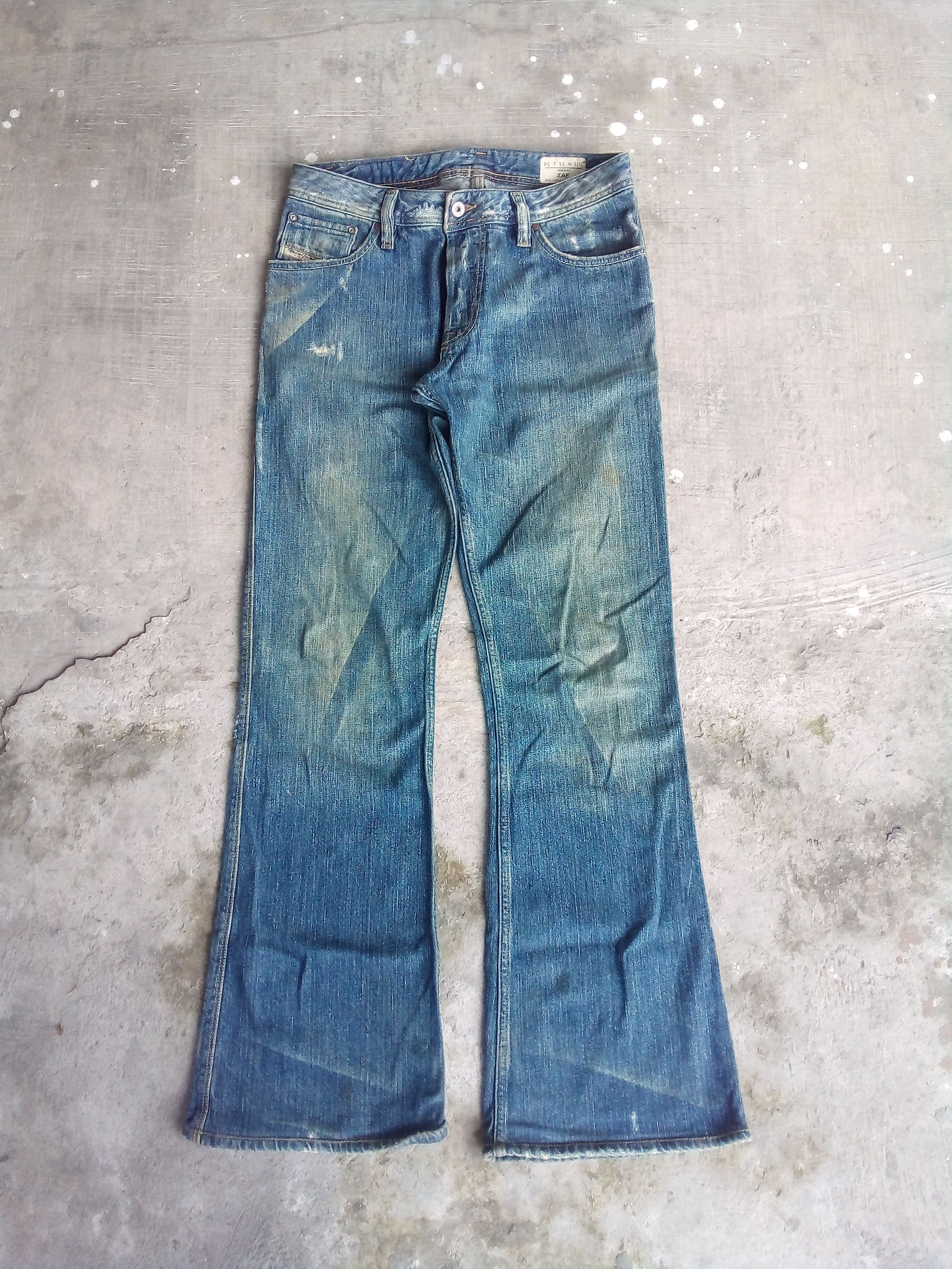 Image of Diesel Flare Denim in Blue Denim, Men's (Size 31)