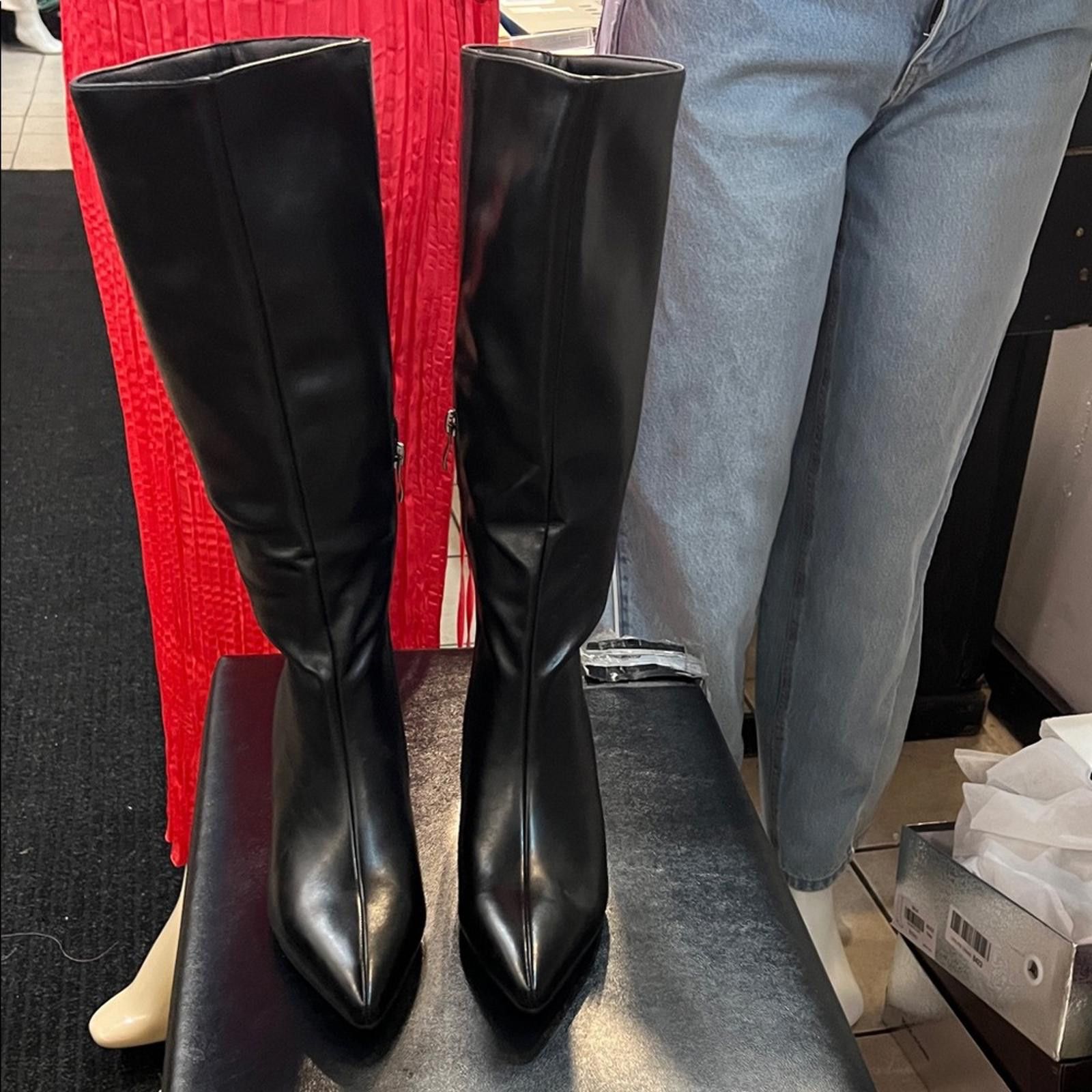 Other Elegant Black Knee-High Women's Boots Size US 7.5 / IT 37.5 - 1 Thumbnail