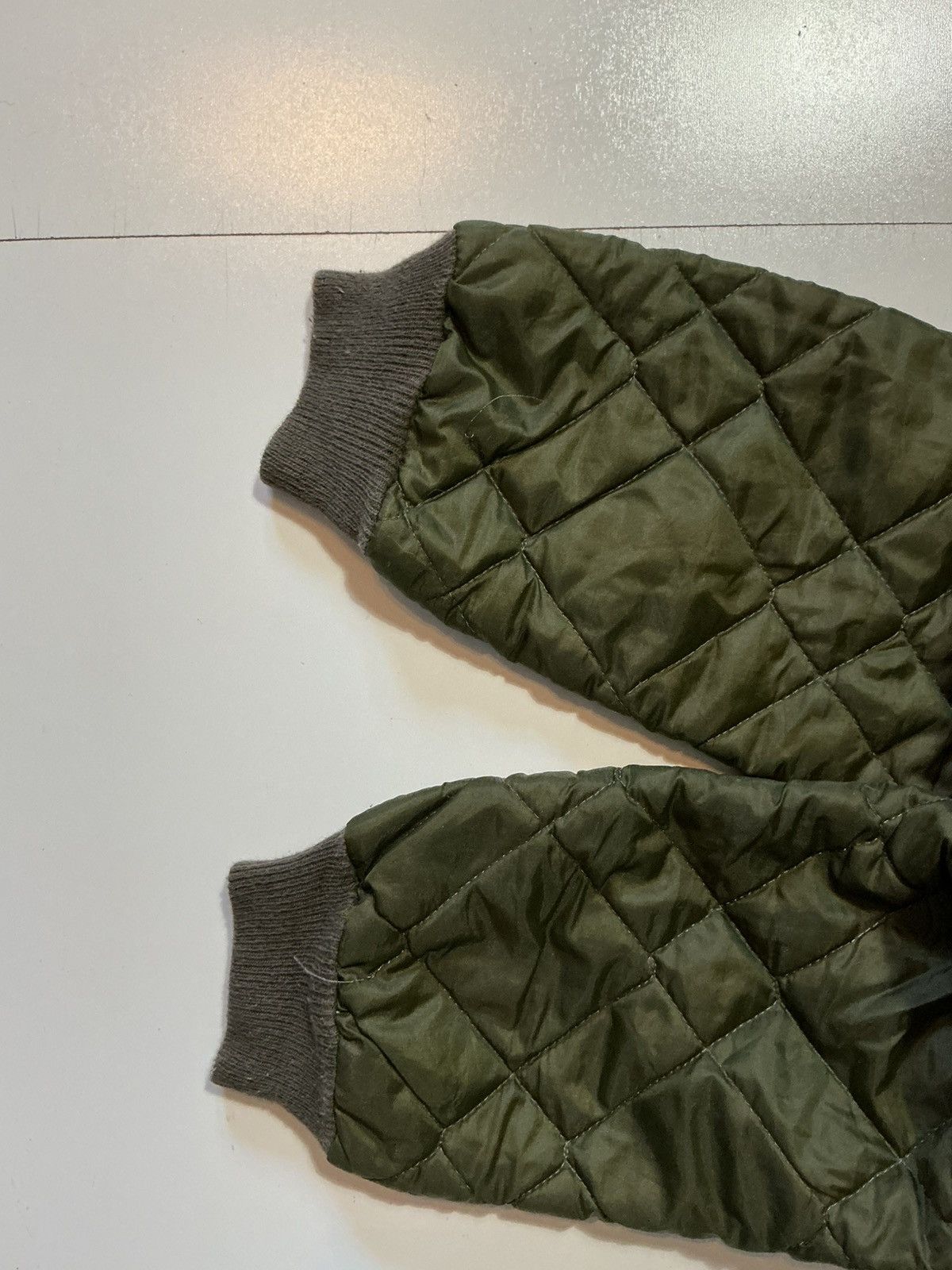 Vintage Vintage Military Army Olive Green Quilted Field Jogger Pants Size US 28 / EU 44 - 7 Thumbnail