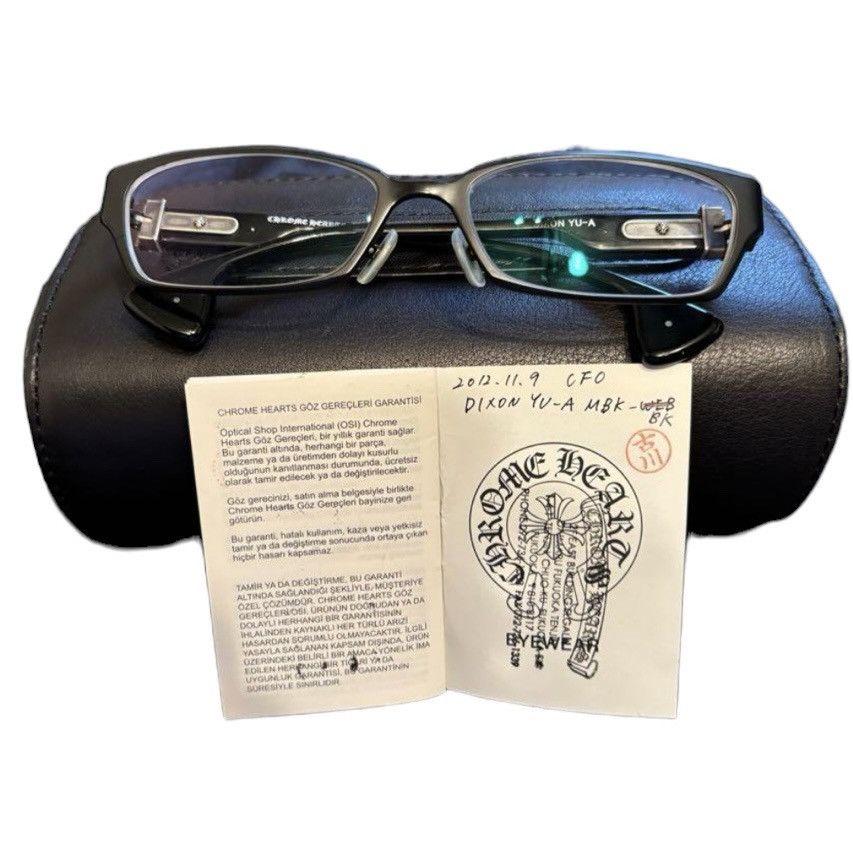 Chrome Hearts Chrome Hearts DIXON YU-A CROSS Glasses Size ONE SIZE - 2 Thumbnail