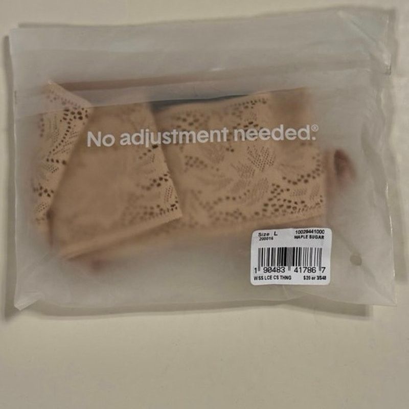 Other Tommy John Second Skin Thong, Lace Waist Size L Size ONE SIZE - 1 Preview