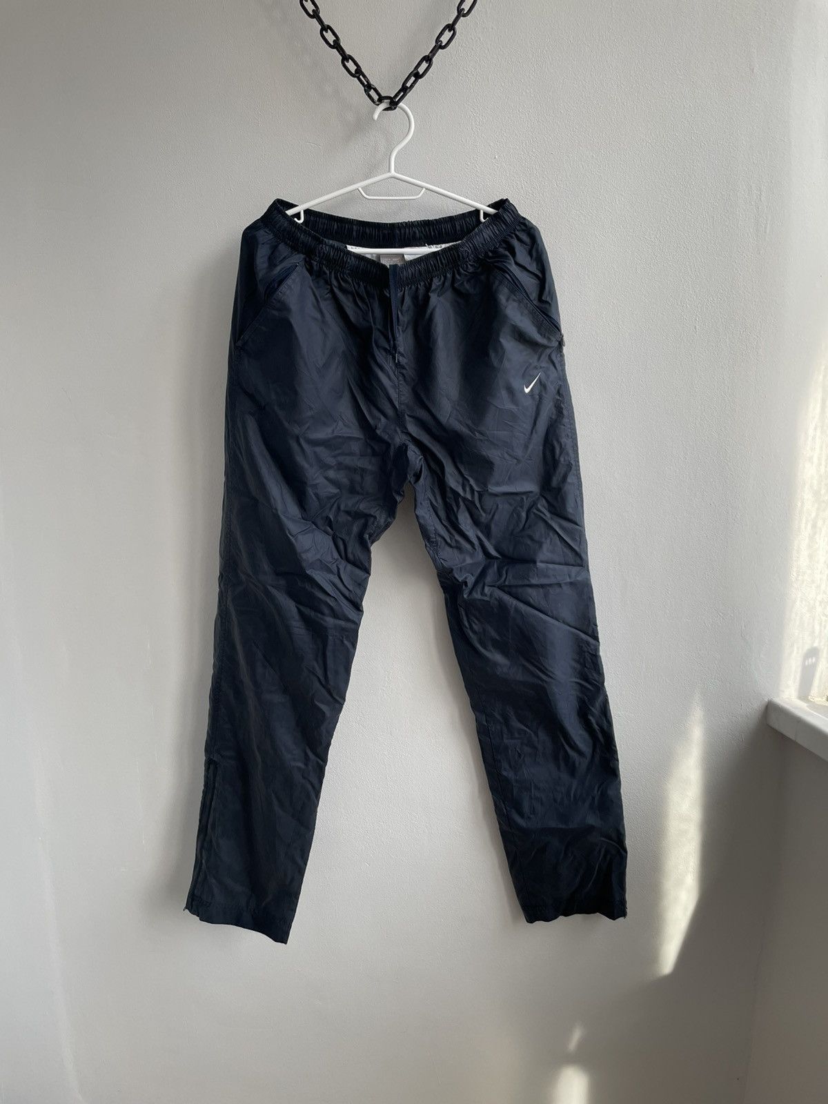 Nike Nike Vintage 90s Baggy Parachute Track Pants Sweatpants Size US 34 / EU 50 - 1 Thumbnail